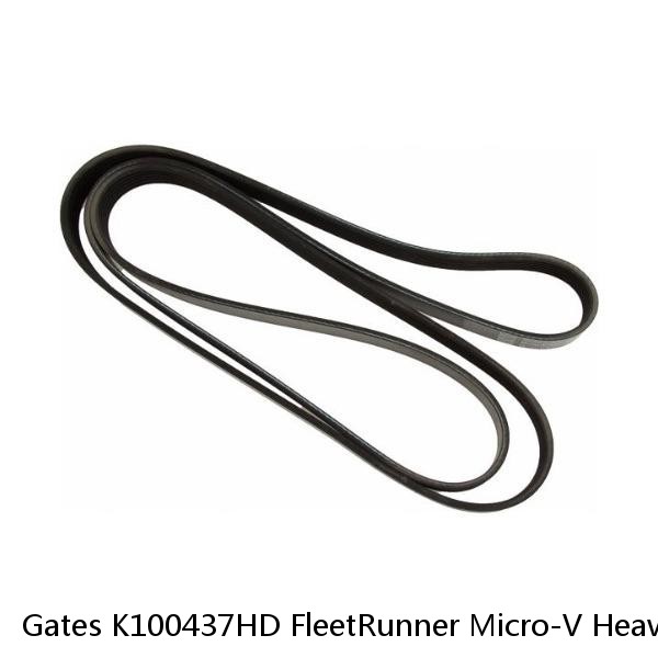 Gates K100437HD FleetRunner Micro-V Heavy Duty V-Ribbed Belt