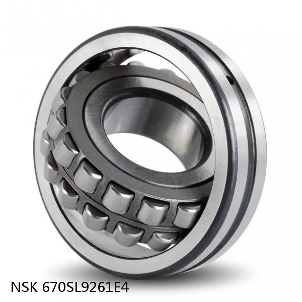 670SL9261E4 NSK Spherical Roller Bearing #1 small image