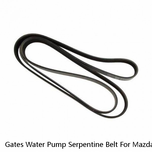 Gates Water Pump Serpentine Belt For Mazda Tribute 2004 - 2006 #1 small image