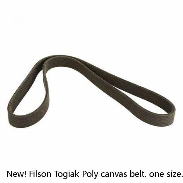 New! Filson Togiak Poly canvas belt. one size. bronze Brown. Made in USA. #1 small image