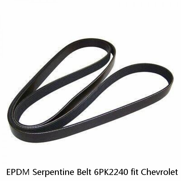 EPDM Serpentine Belt 6PK2240 fit Chevrolet Dodge Ford GMC Jeep Mazda Toyota #1 small image