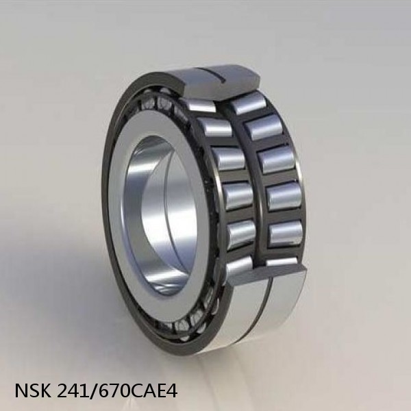 241/670CAE4 NSK Spherical Roller Bearing #1 image