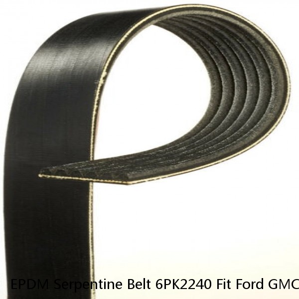 EPDM Serpentine Belt 6PK2240 Fit Ford GMC Jeep Mazda Toyota Chevrolet Dodge  #1 image