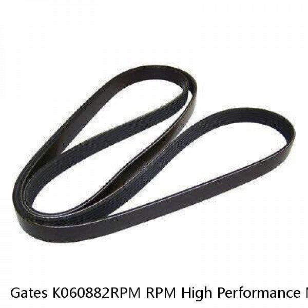 Gates K060882RPM RPM High Performance Micro-V Serpentine Drive Belt #1 image