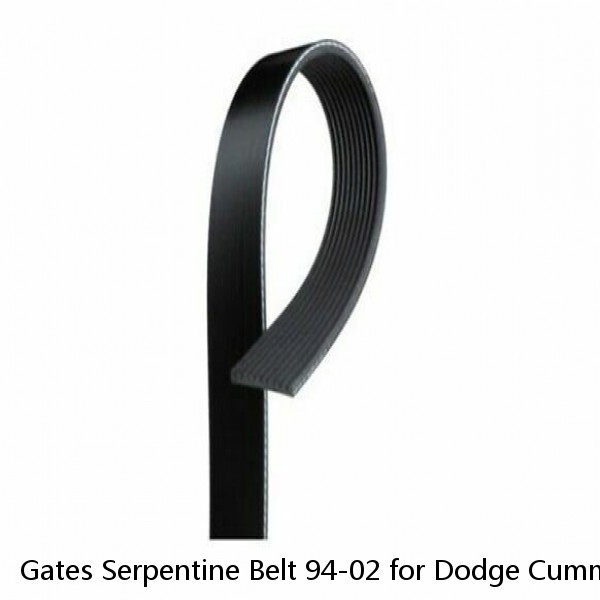 Gates Serpentine Belt 94-02 for Dodge Cummins Diesel 5.9L Diesel W/ AC ONLY #1 image